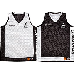 Spalding Reversible Shirt Heren - Zwart / Wit
