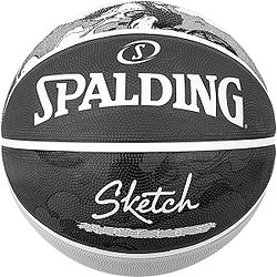Présentation: Spalding Sketch Dribble (Size 7) Basketball Hommes - Noir