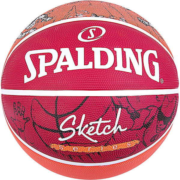 Spalding Sketch Dribble (Size 7) Basketball Hommes - Rouge