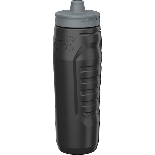 Under Armour Sideline Squeeze 950 ML Trinkflasche - Schwarz / Grau