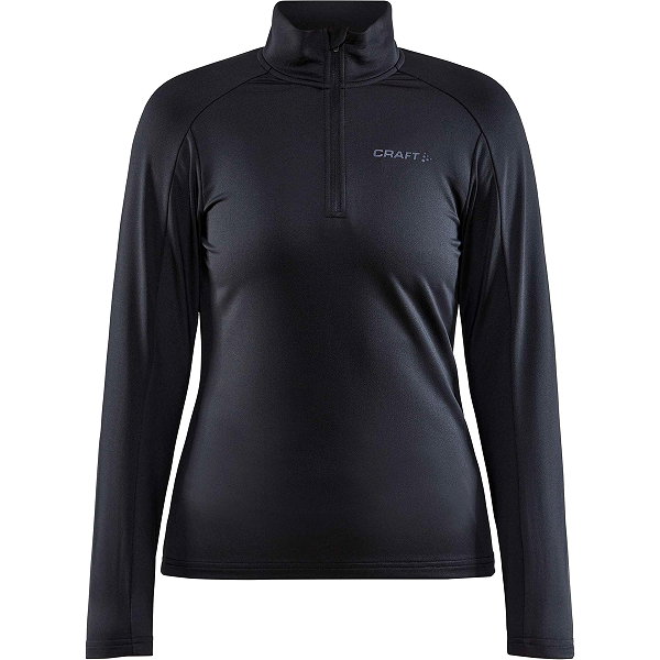 Craft Gain Midlayer Longsleeve Dames - Zwart