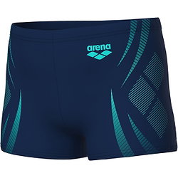 Arena Poseidonia Badeslip Kinder - Marine / Skyblue