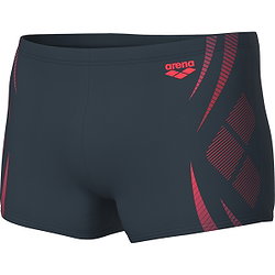 Arena Poseidonia Zwemshort Heren - Asphalt / Koraal