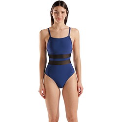 Arena Mesh Equals Badeanzug Damen - Marine