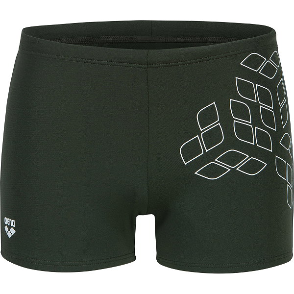 Arena Kikko Graphic Zwemshort Heren - Sage / Wit