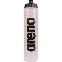 Arena Team Slim Water 1000Ml (1L) Bidon - Transparent / Noir / Or