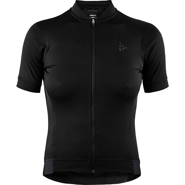 Craft Core Essence Tight Fit Maillot Velo Manches Courtes Femmes - Noir