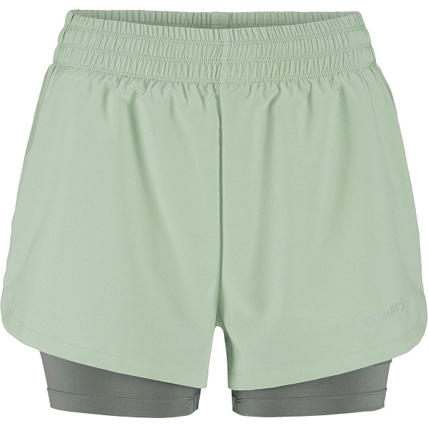 Craft Adv Essence 2 Short De Running 2-En-1 Femmes - Glacial