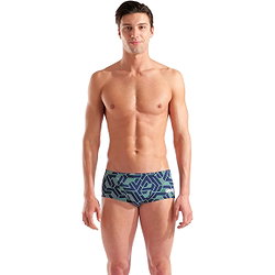 Arena Escape Swim Low Waist Badeslip Herren - Blau / Grün