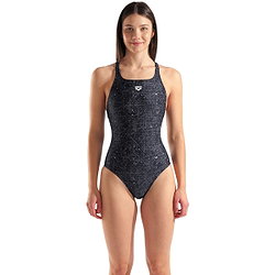 Arena Ribbed Swim Pro Back Badpak Dames - Zwart / Multicolor
