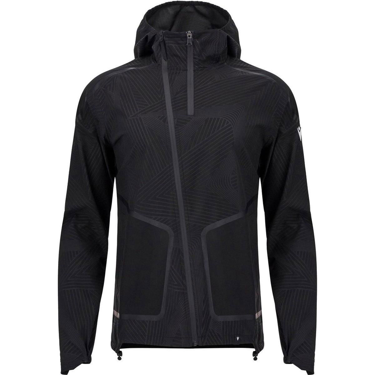 Macron Ath Icon Kea Tech Regenjas voor Heren | Zwart | Teamswear