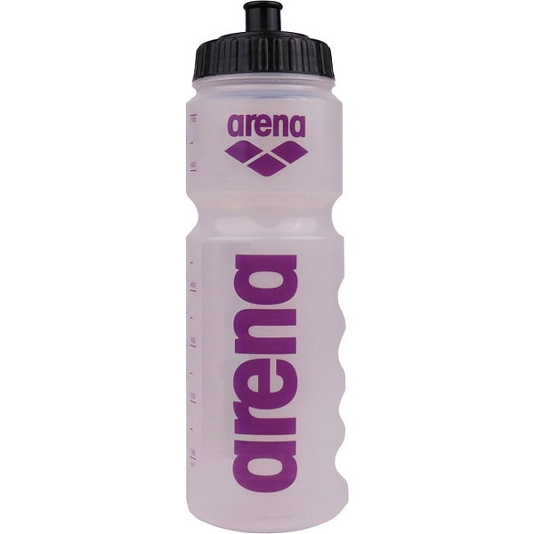 Arena Drinkfles - Transparant / Paars