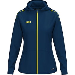 Présentation: Jako One Sweat À Capuche Femmes - Navy / Citron