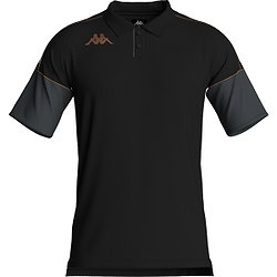 Kappa Miolo Polo Hommes - Noir / Gris