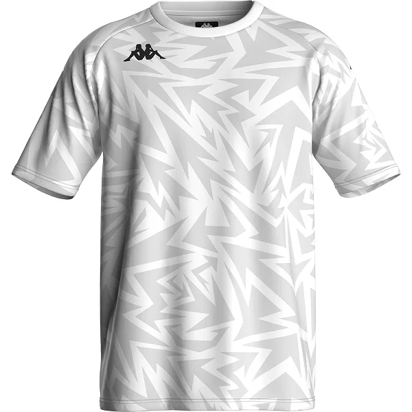 Kappa Favero Maillot Manches Courtes Hommes - Blanc