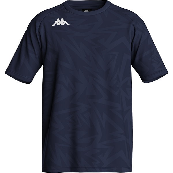 Kappa Favero Maillot Manches Courtes Hommes - Marine