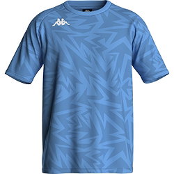 Kappa Favero Maillot Manches Courtes Enfants - Bleu Ciel