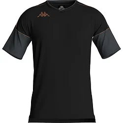 Kappa Mianto Maillot Manches Courtes Hommes - Noir / Gris