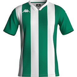 Kappa Dugo Maillot Manches Courtes Hommes - Vert / Blanc