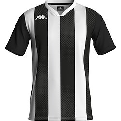 Kappa Dugo Maillot Manches Courtes Enfants - Noir / Blanc