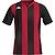 Kappa Dugo Maillot Manches Courtes Enfants - Noir / Rouge