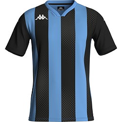 Kappa Dugo Shirt Korte Mouw Kinderen - Zwart / Hemelsblauw