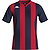 Kappa Dugo Maillot Manches Courtes Enfants - Marine / Rouge