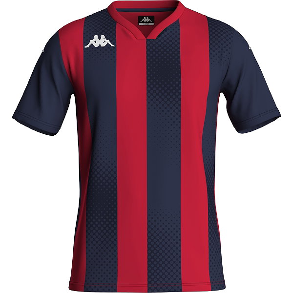 Kappa Dugo Shirt Korte Mouw Kinderen - Marine / Rood
