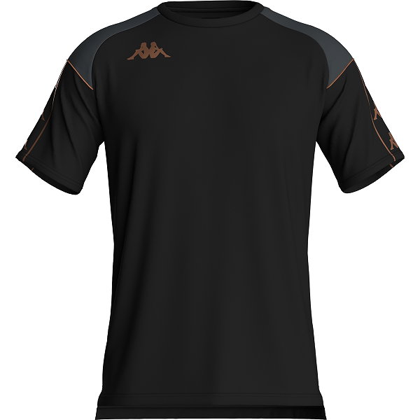 Kappa Mavio T-Shirt Herren - Schwarz / Grau