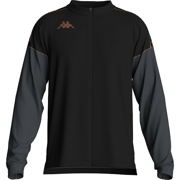 Kappa Mullio Trainingsjacke Kinder - Schwarz / Grau