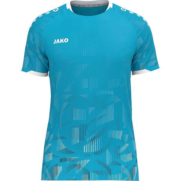 Jako Sonic Maillot À Manches Courtes Enfants - Aqua / Marine / Blanc
