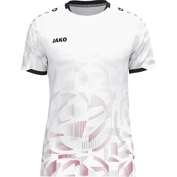 Jako Sonic Maillot À Manches Courtes Enfants - Blanc / Rouge / Gris