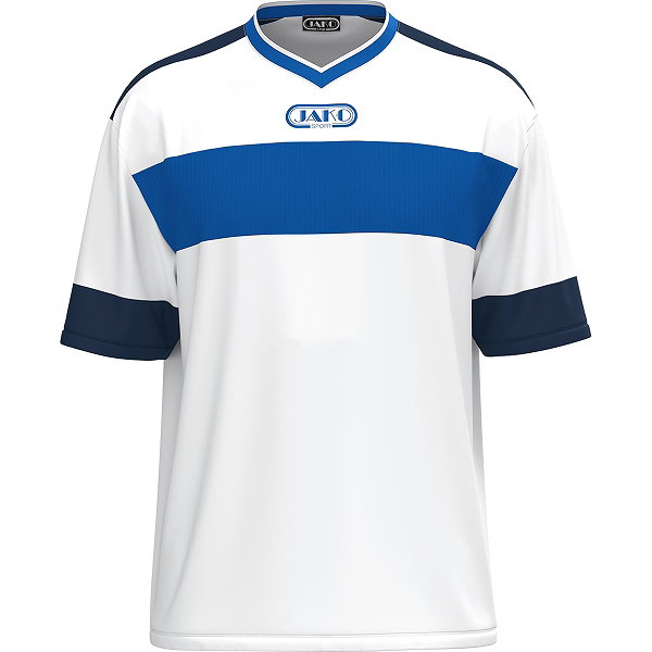 Jako Club 92 Shirt Korte Mouw Heren - Wit / Royal / Marine