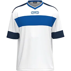 Jako Club 92 Maillot À Manches Courtes Hommes - Blanc / Royal / Marine