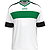 Jako Club 92 Maillot À Manches Courtes Hommes - Blanc / Vert Sport / Noir