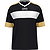 Jako Club 92 Maillot À Manches Courtes Hommes - Noir / Blanc / Or