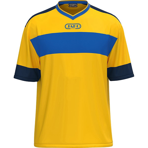 Jako Club 92 Trikot Kurzarm Herren - Gelb / Royal / Navy
