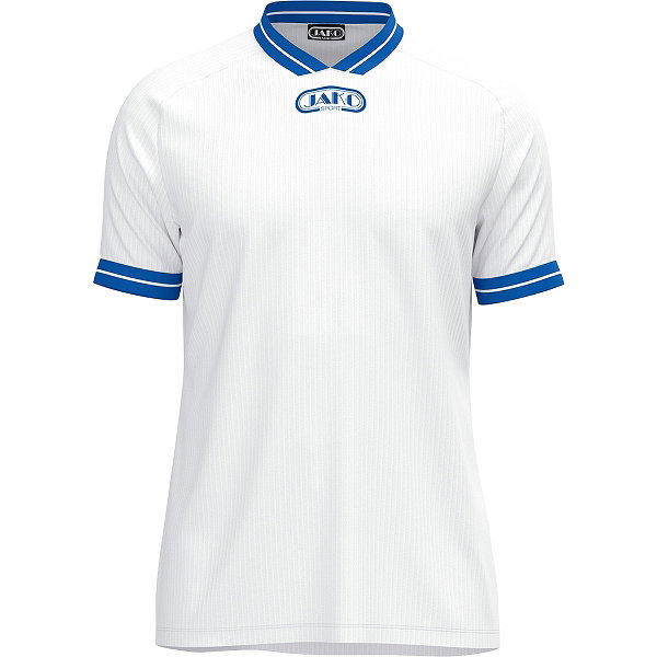 Jako Retro Maillot À Manches Courtes Hommes - Blanc / Royal