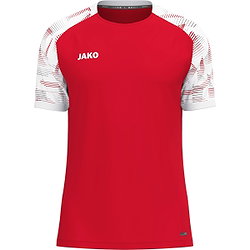 Jako Sonic T-Shirt Heren - Rood / Wit