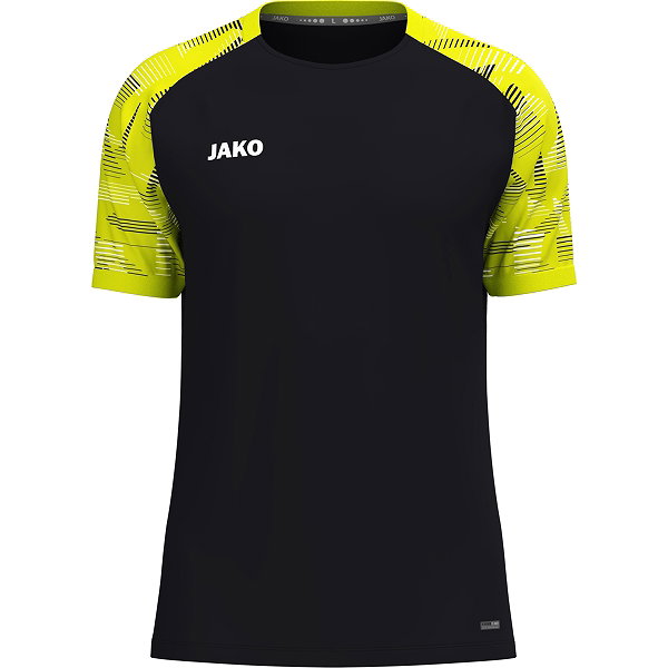 Jako Sonic T-Shirt Hommes - Noir / Jaune Fluo