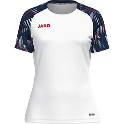 Jako Sonic T-Shirt Damen - Weiß / Marine / Rot