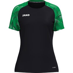 Jako Sonic T-Shirt Dames - Zwart / Groen