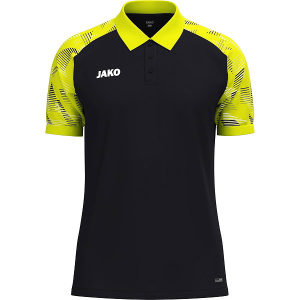Jako Sonic Poloshirt Kinder - Schwarz / Neongelb