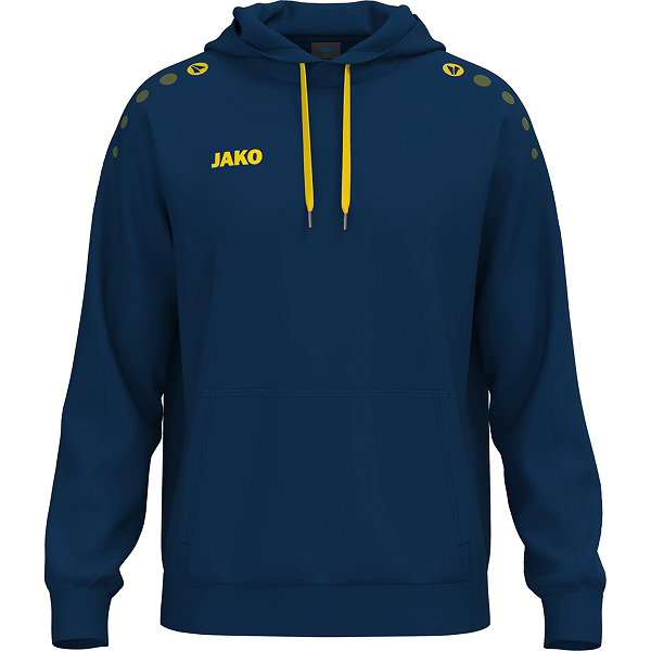 Jako One Sweat À Capuchon Enfants - Navy / Citron