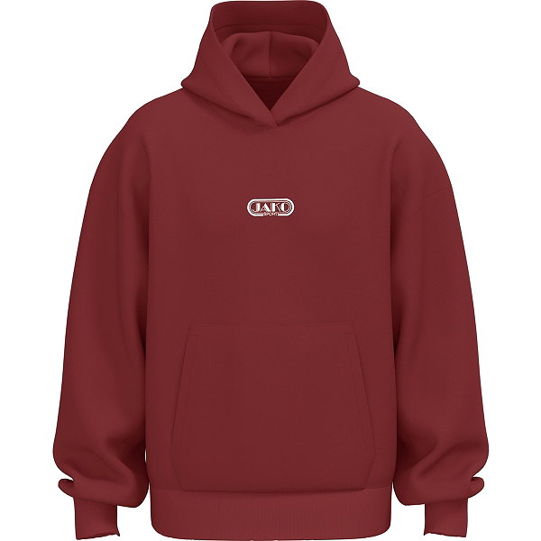 Jako Wardrobe Kapuzensweat Herren - Rubinrot