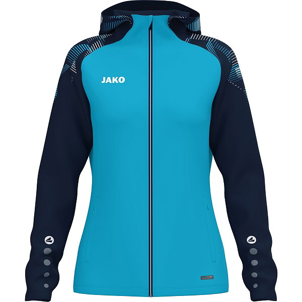 Jako Sonic Hoodie Damen - Aqua / Marine