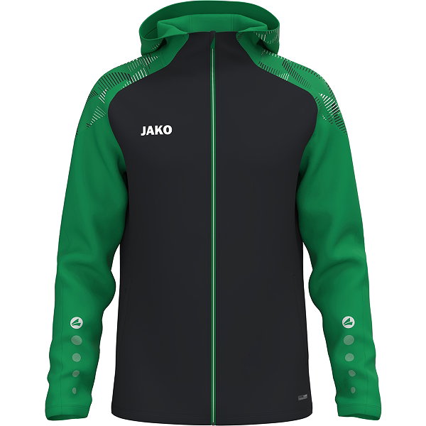 Jako Sonic Hoodie Herren - Schwarz / Grün