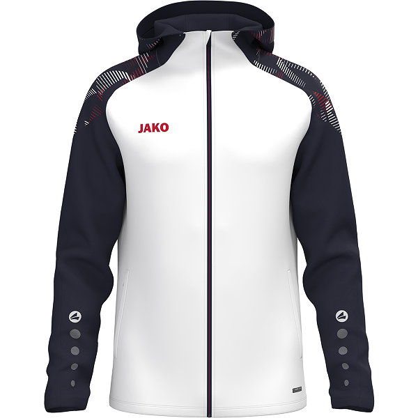 Jako Sonic Sweat À Capuche Enfants - Blanc / Marine / Rouge