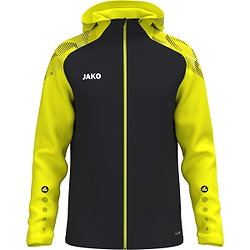 Jako Sonic Hoodie Kinderen - Zwart / Fluogeel