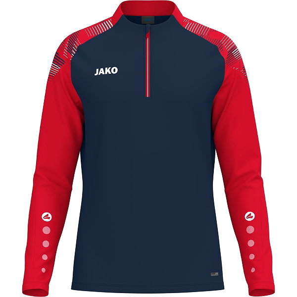 Jako Sonic Ziptop Hommes - Marine / Rouge